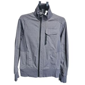 Lululemon Grey Luon Vent Tech Full Zip Jacket Size S